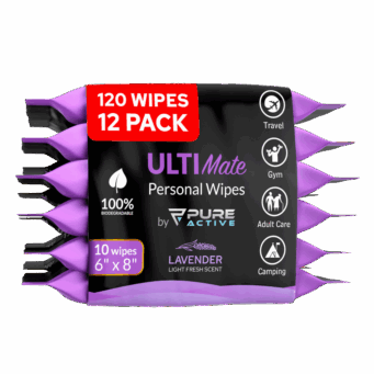 Wipes for Adults 50 Extra Extra Large Body Wipes 12” x 12” (Unscented)