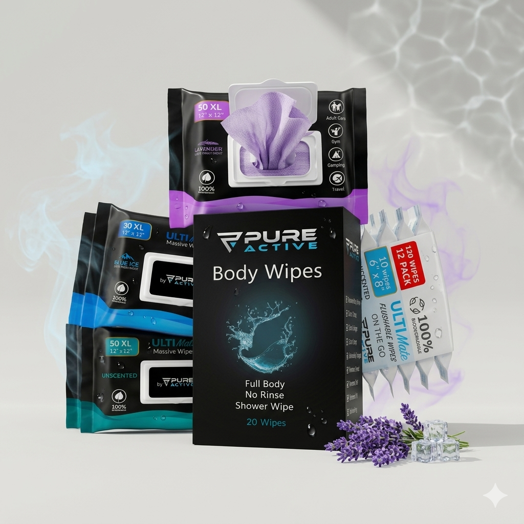 Pure Active Body Wipes